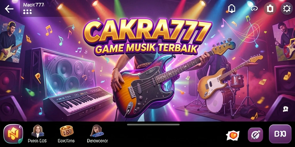 Tampilan gameplay CAKRA777 yang memikat dengan musik yang menari.