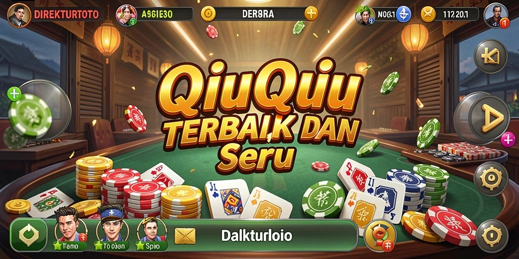 Tampilan gameplay menarik dari DIREKTURTOTO dengan strategi QiuQiu.