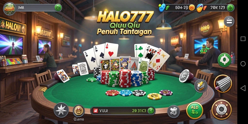 Gameplay seru HALO777 dengan ajang kompetisi QiuQiu.