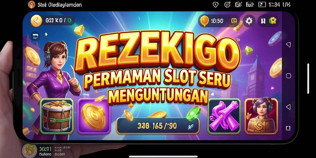 Tampilan gameplay Slot yang menarik di REZEKIGO.
