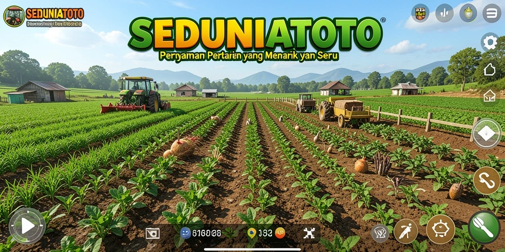 Tampilan gameplay SEDUNIATOTO yang menarik dan penuh warna.