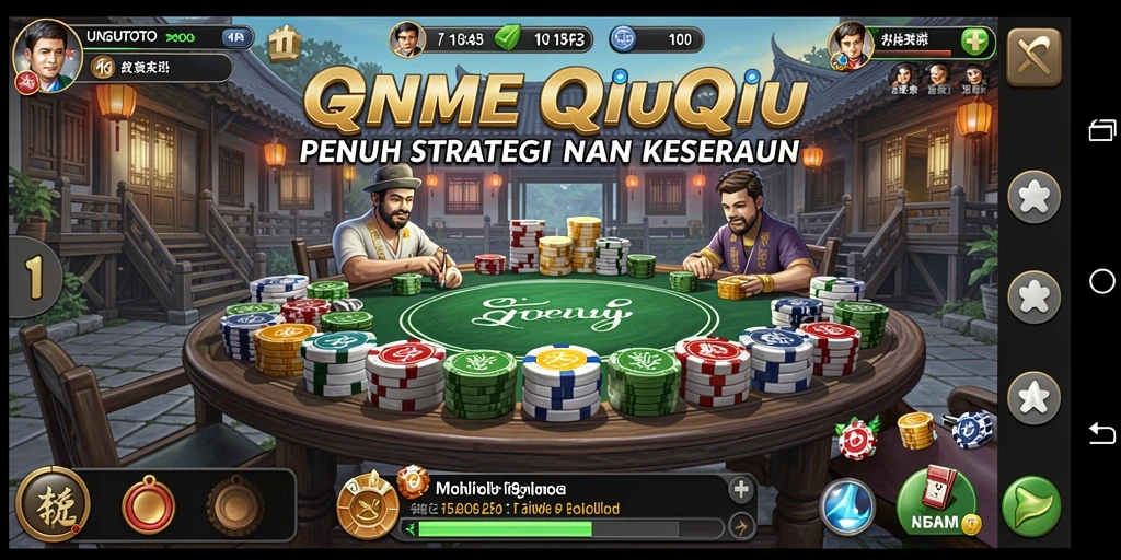 Tampilan gameplay seru di UNGUTOTO dengan teman-teman.