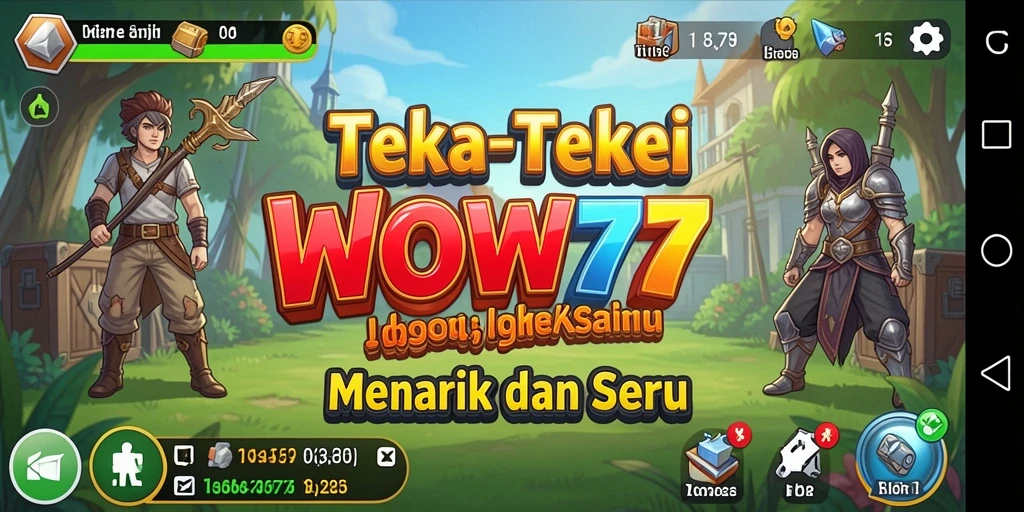 Screenshot gameplay WOW77 menampilkan serunya menyelesaikan puzzle.